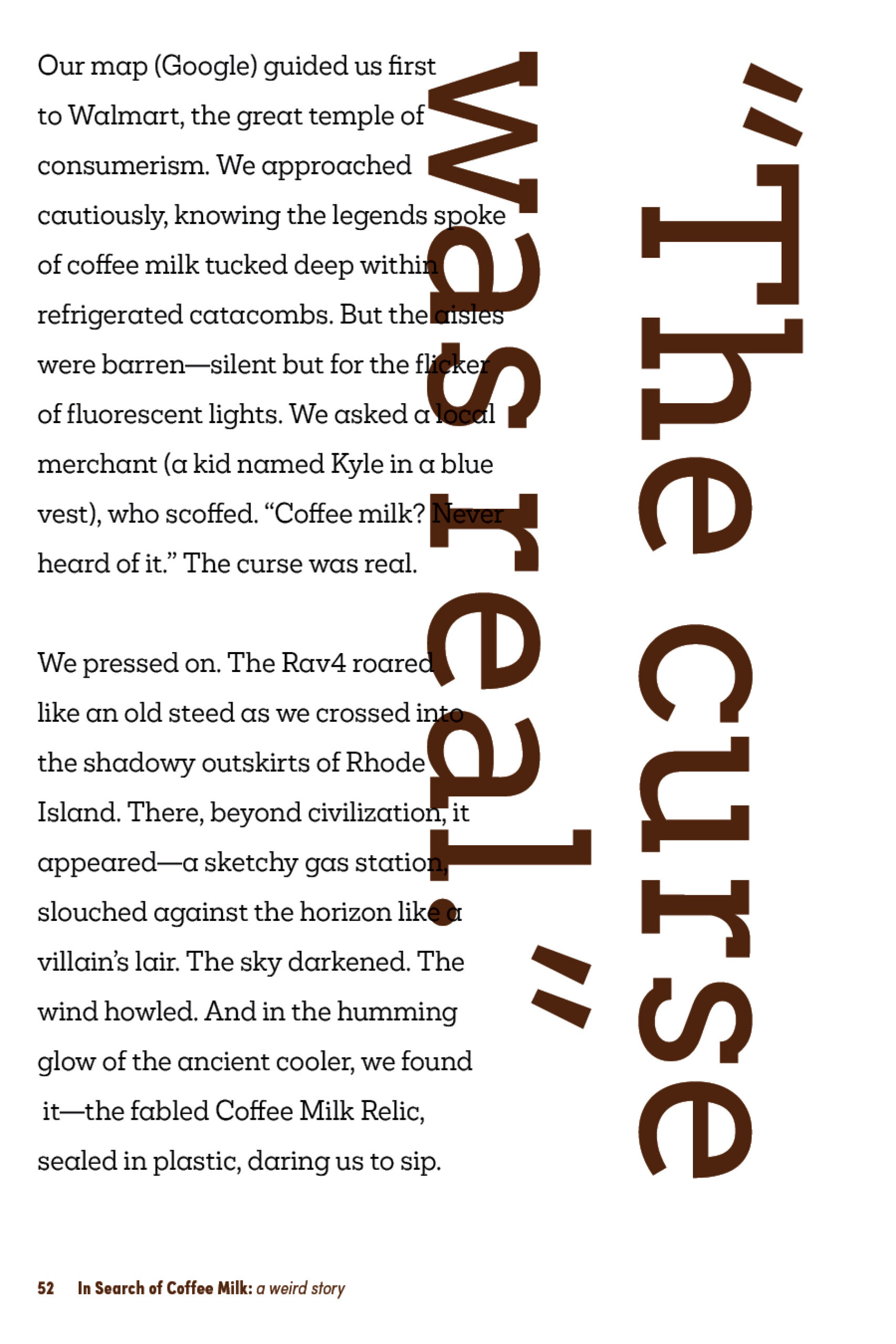 In Search of Coffee Milk – Pages52-2 In Search of Coffee Milk – Pages52-2